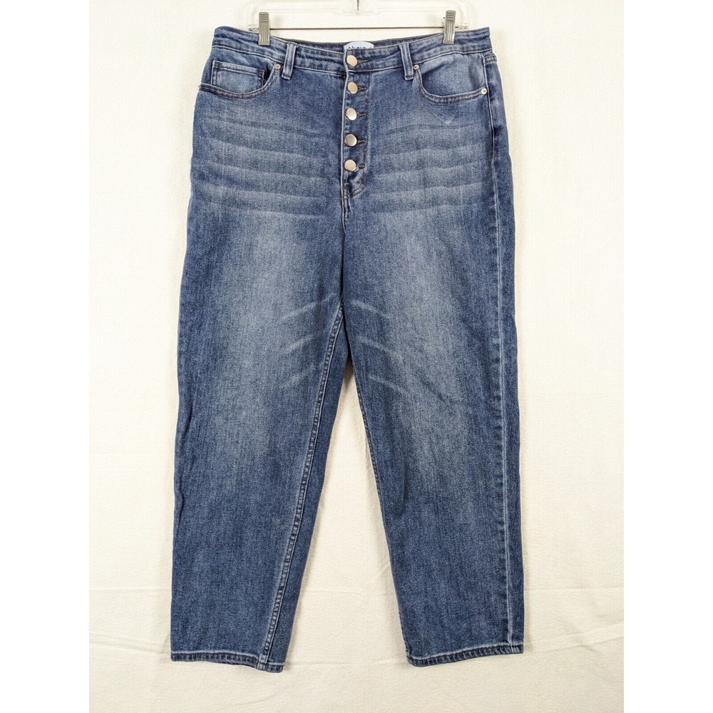 Abound Womens Jeans Button Fly Size‎ 31 Cotton Blend  Blue